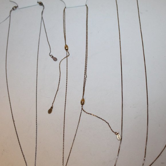 Alex & Ani 3 Pull Chain Lariat Necklace Bundle Lot - Picture 5 of 8
